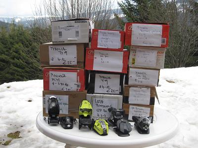 Skibindung-GEBRAUCHT